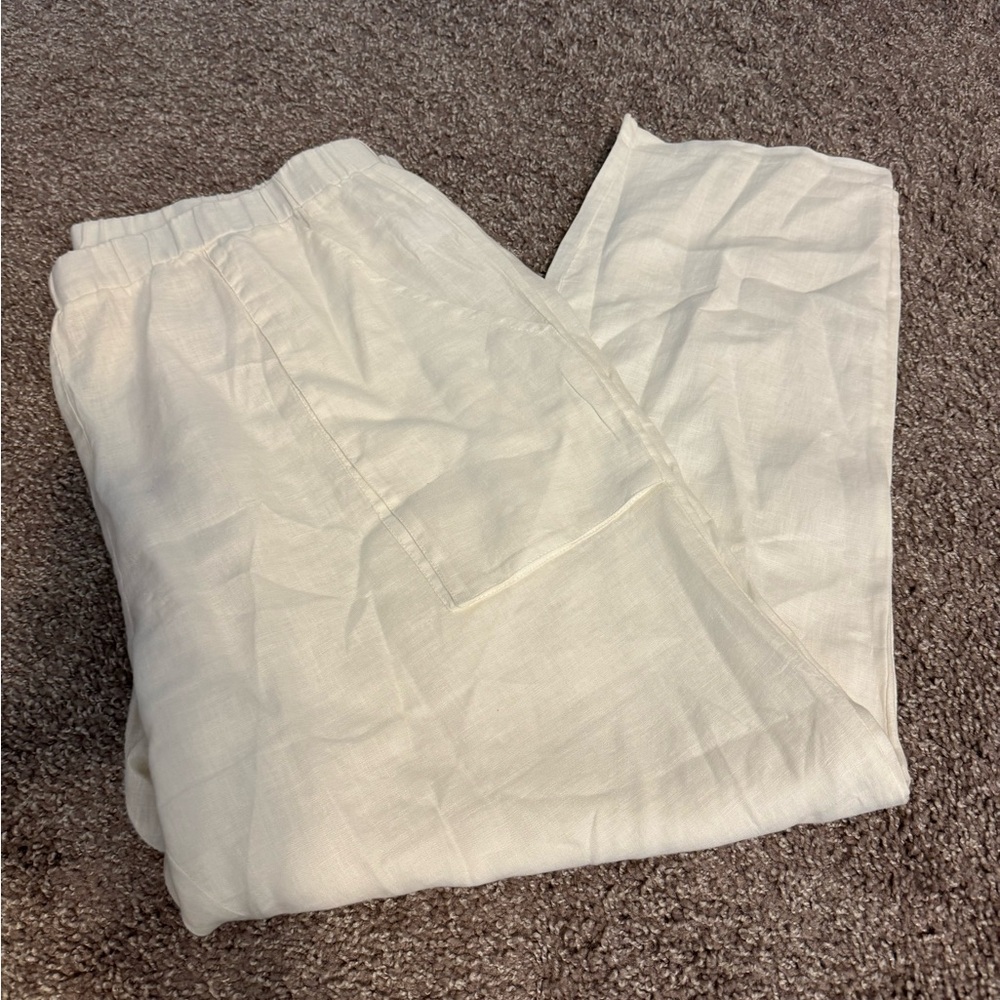 Men's Casual Cream Joggers